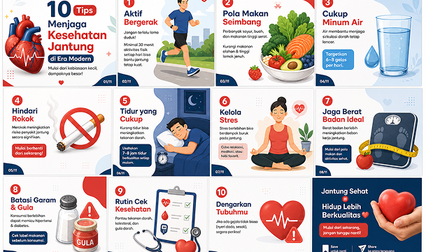 10 Tips Kesehatan Jantung